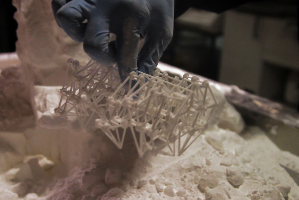 Theo Jansen’s strandbeest printed and photographed by Shapeways